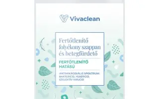 Vivaclean Fertőtlenítő folyékony szappan és betegfürdető adagolóba (eu.konf.) 1000 ml 1